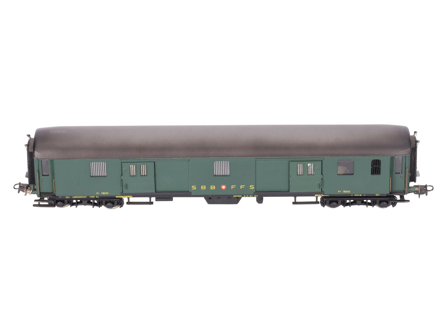 Metropolitan 7081 HO SBB Baggage Car EX