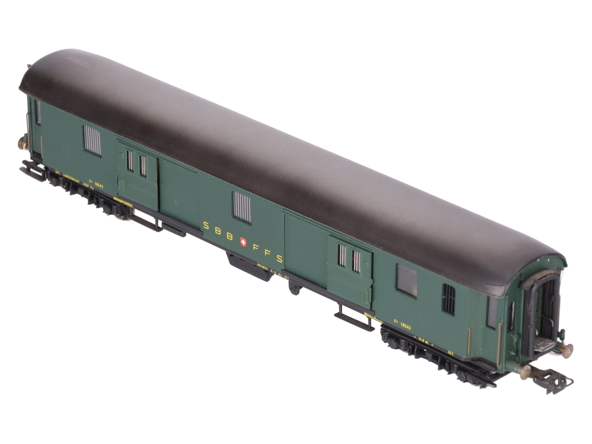 Metropolitan 7081 HO SBB Baggage Car EX