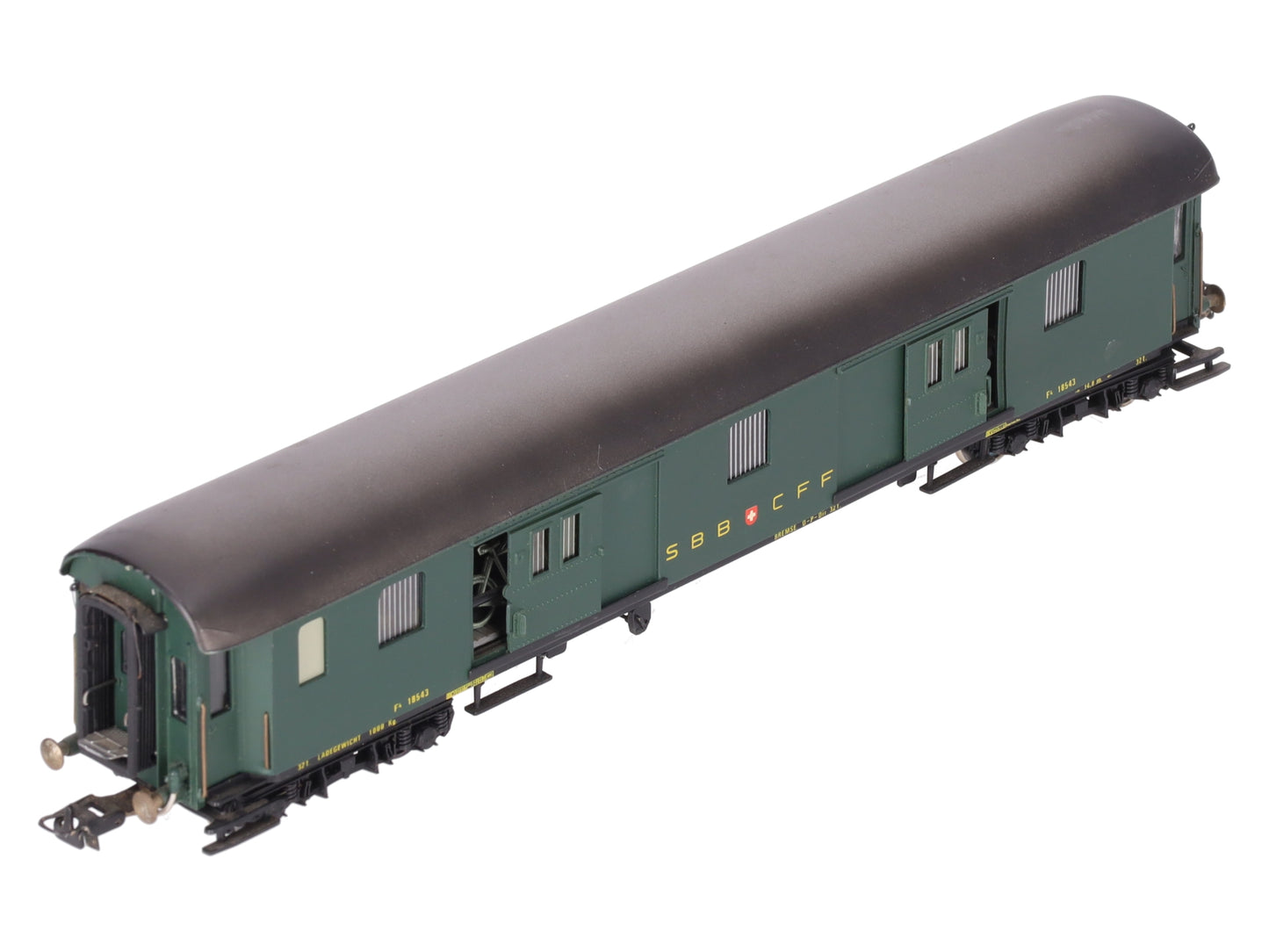 Metropolitan 7081 HO SBB Baggage Car EX