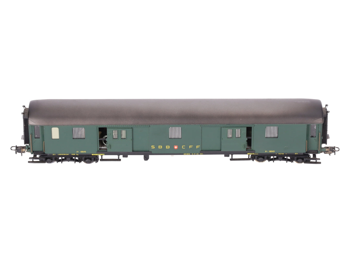Metropolitan 7081 HO SBB Baggage Car EX