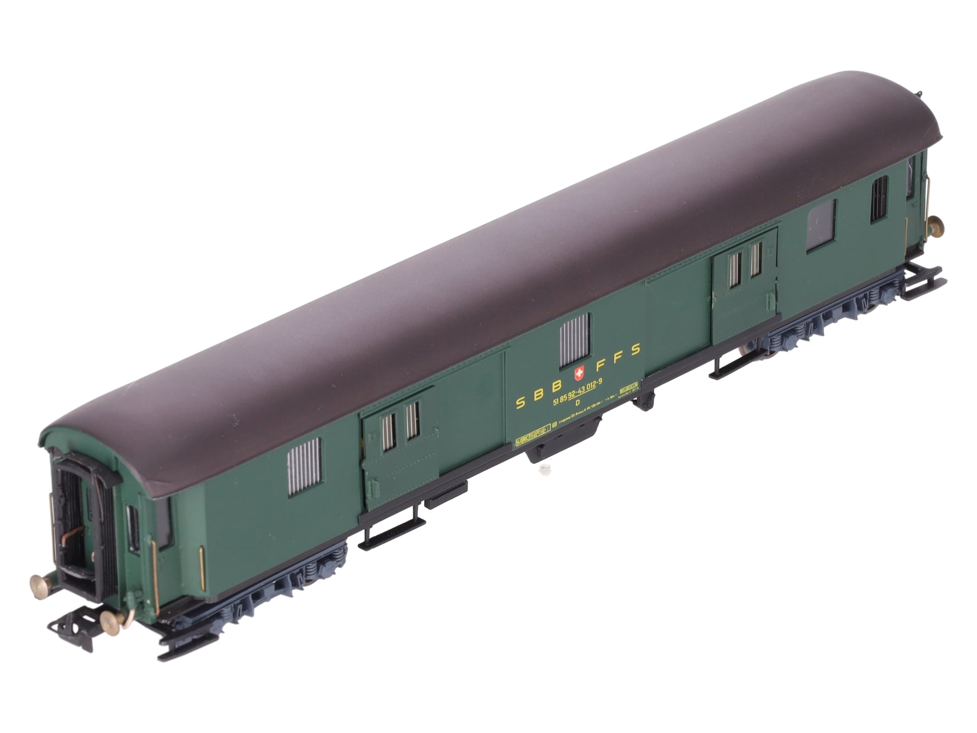 Metropolitan 7040 HO SBB F4u Baggage Car EX