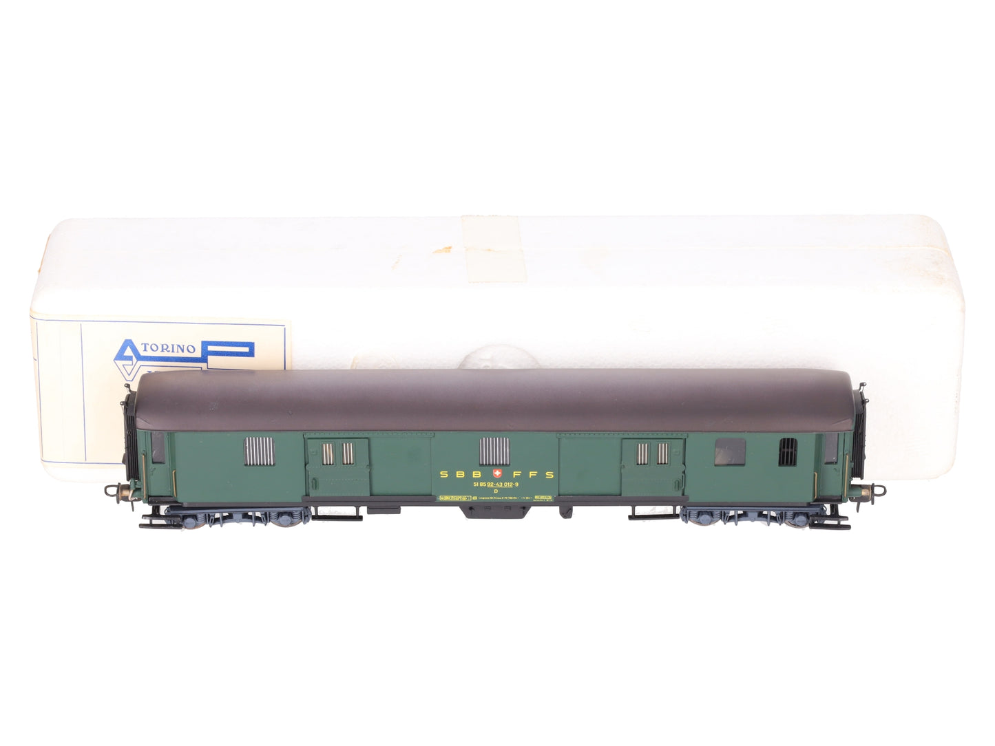Metropolitan 7040 HO SBB F4u Baggage Car EX
