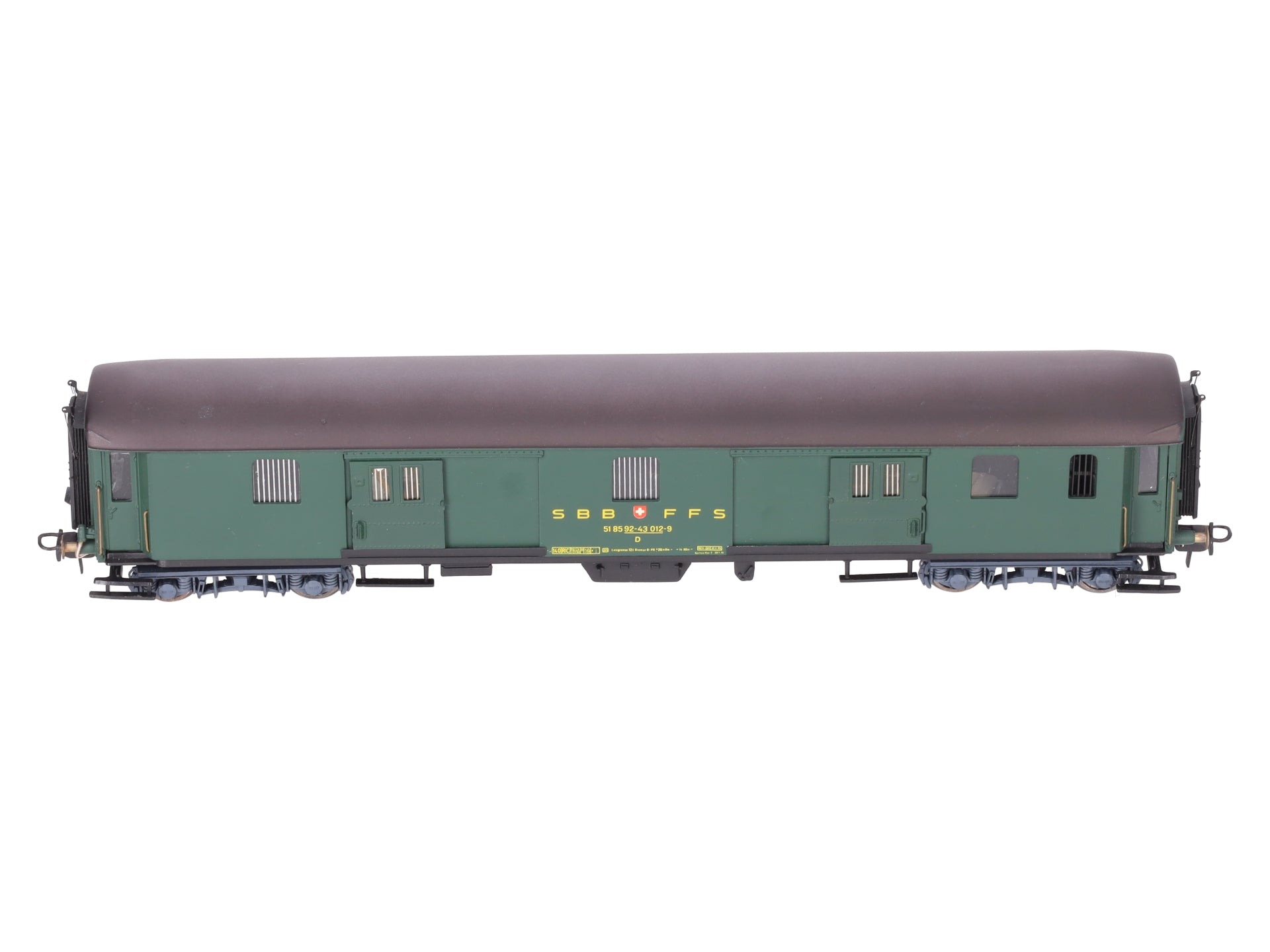 Metropolitan 7040 HO SBB F4u Baggage Car EX