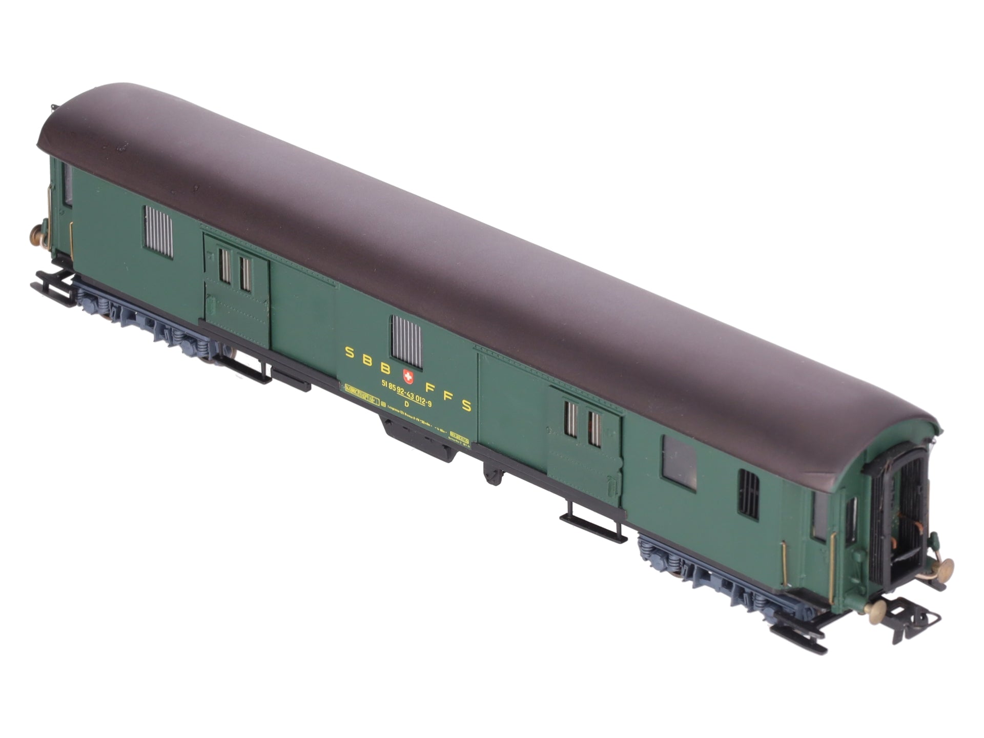 Metropolitan 7040 HO SBB F4u Baggage Car EX