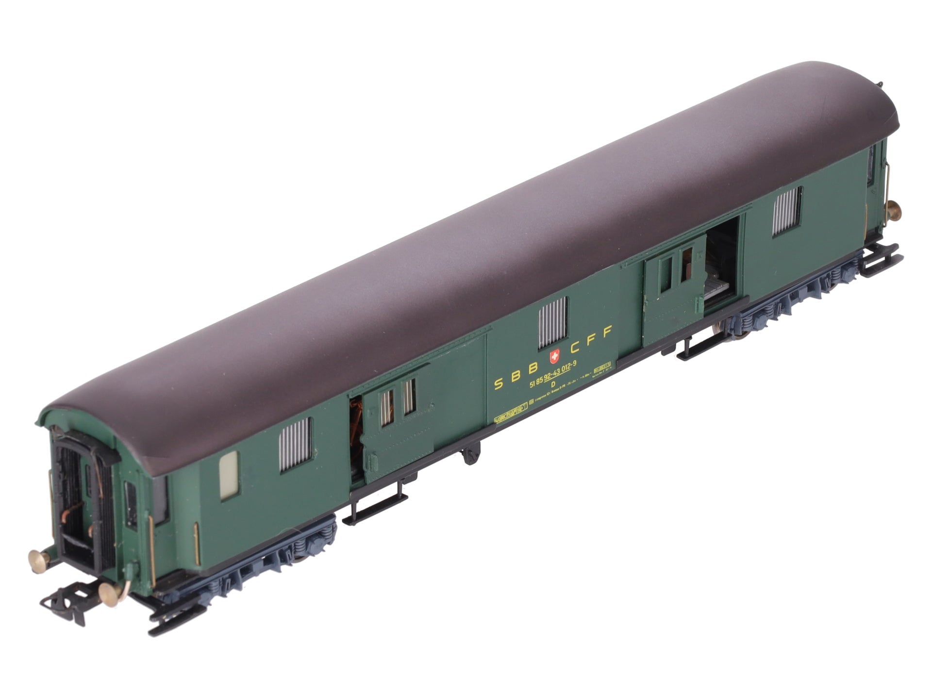 Metropolitan 7040 HO SBB F4u Baggage Car EX