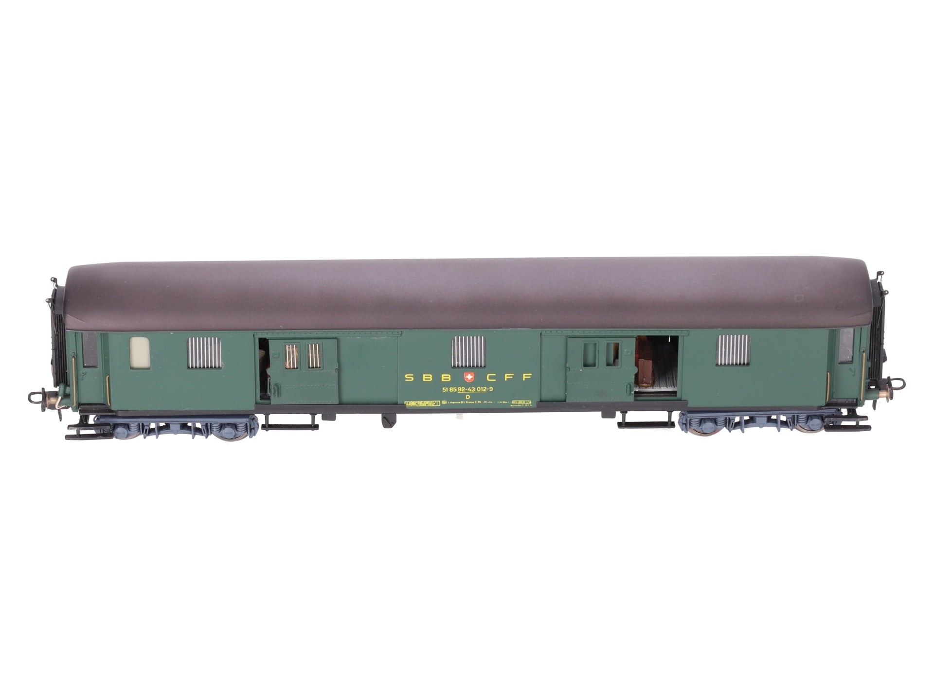 Metropolitan 7040 HO SBB F4u Baggage Car EX
