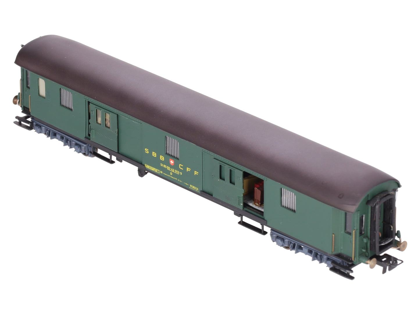 Metropolitan 7040 HO SBB F4u Baggage Car EX