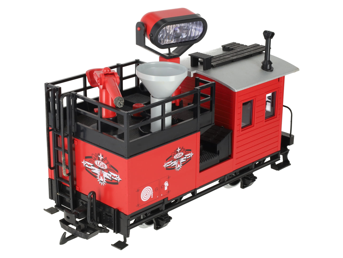 LGB 41490 G Scale Operating Searchlight Car - Metal Wheels EX/Box