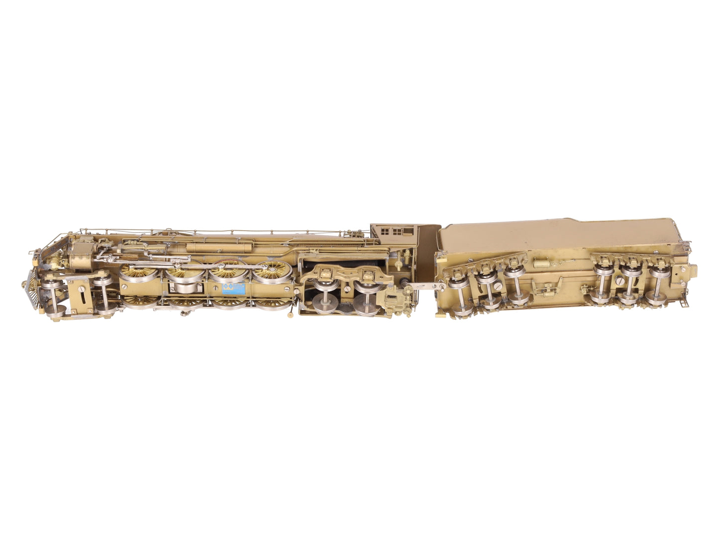 NJ Custom Brass ST-827H HO BRASS C&NW Class H 4-8-4 Steam Loco &Tender-Unpainted EX/Box
