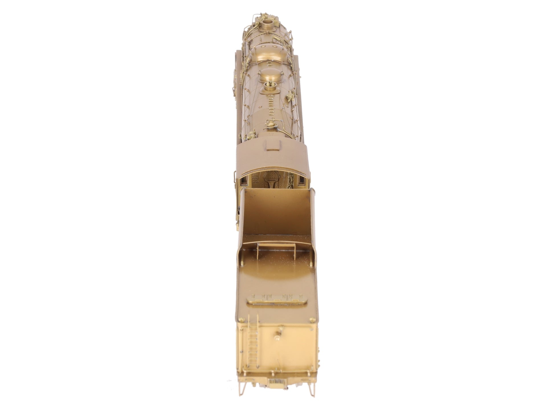 NJ Custom Brass ST-827H HO BRASS C&NW Class H 4-8-4 Steam Loco &Tender-Unpainted EX/Box