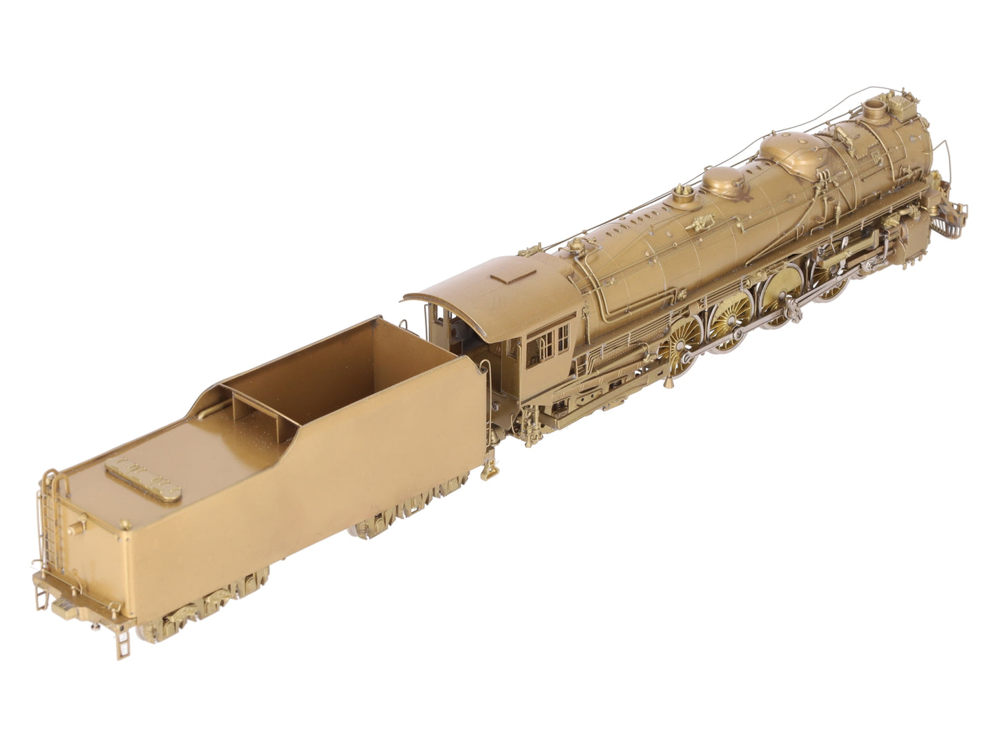 NJ Custom Brass ST-827H HO BRASS C&NW Class H 4-8-4 Steam Loco &Tender-Unpainted EX/Box