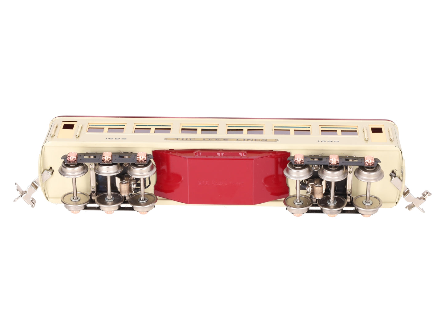 MTH 10-8046 O #1616 Beige/Maroon Passenger Car w/PS2 EX/Box