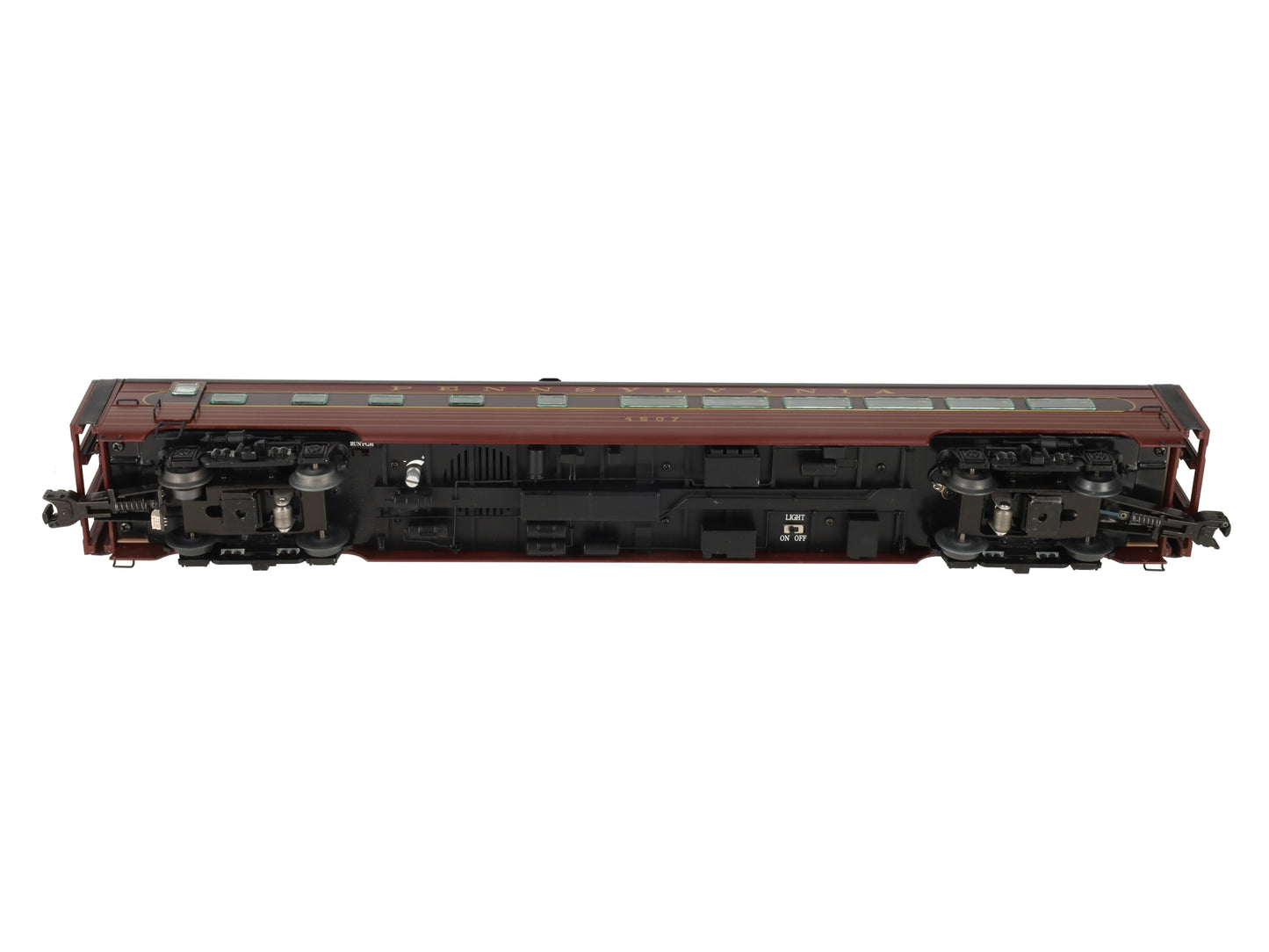 Lionel 6-25423 O Gauge Pennsylvania 18" Aluminium Stationsounds Diner Car #4507 LN/Box