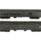 MTH 20-4197 O Jersey Central 70’ Madison Combine/Diner Car Set (Set of 2) EX/Box
