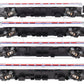 MTH 20-6555 O Amtrak 3-Stripe Amfleet Passenger Car Set (Set of 4) VG/Box