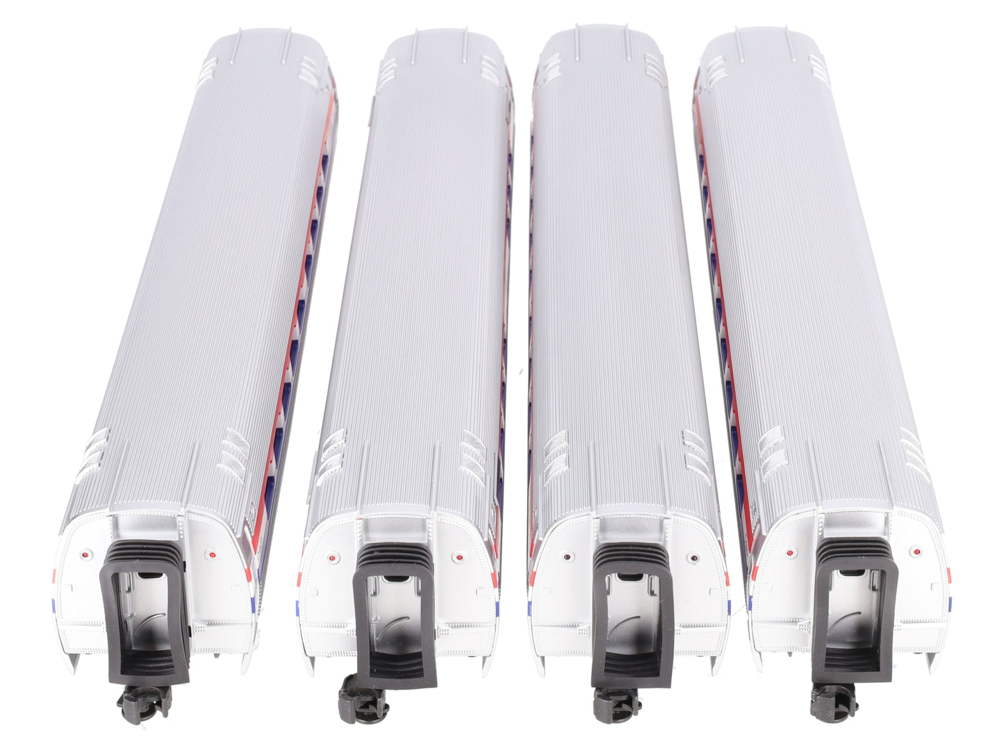 MTH 20-6555 O Amtrak 3-Stripe Amfleet Passenger Car Set (Set of 4) VG/Box