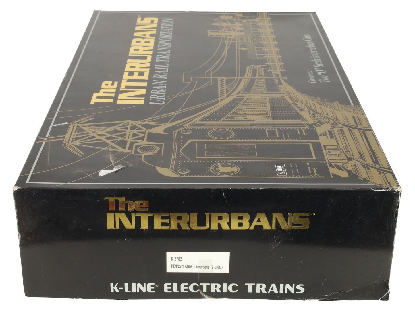 K-Line K-2702 Pennsylvania 17.5" Heavyweight Interurban Cars (Set of 2) EX/Box