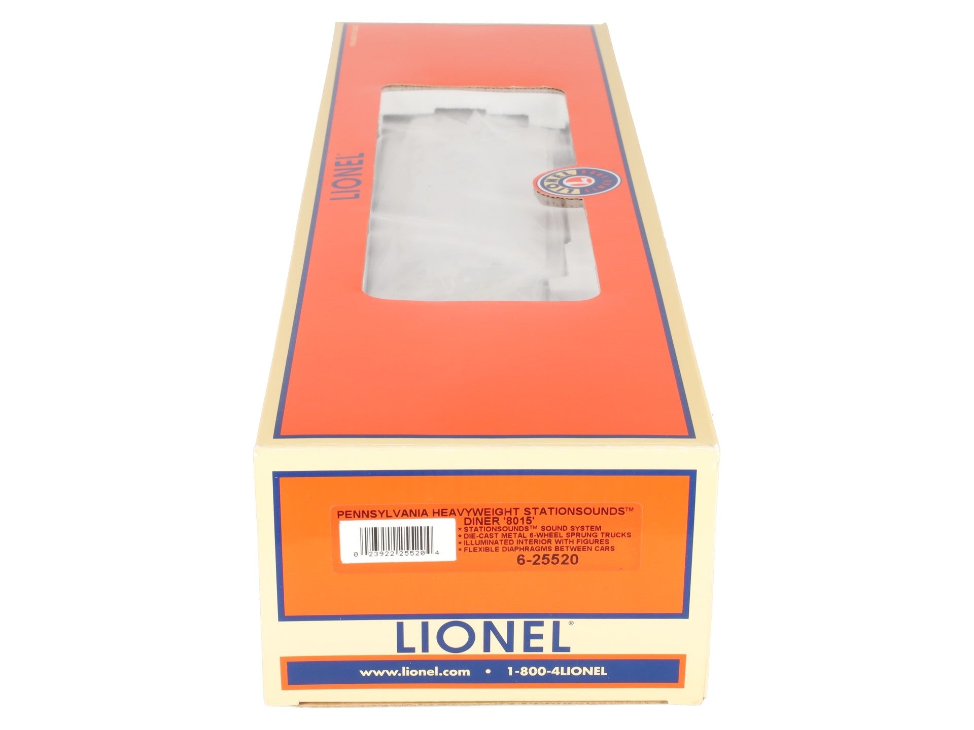 Lionel 6-25520 O Gauge Pennsylvania RR Stationsounds Diner Car #8015 EX/Box