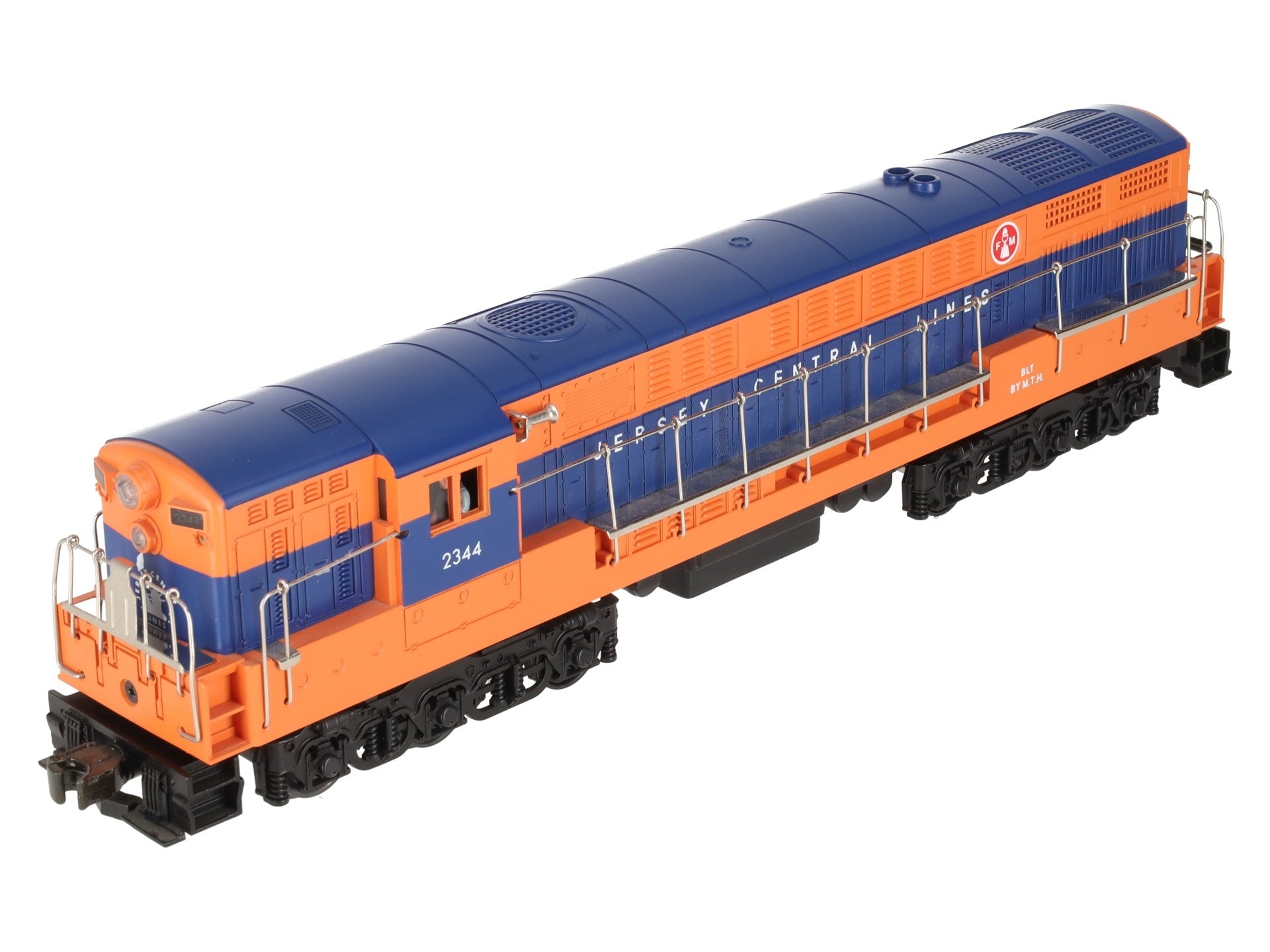 MTH 20-2201-1 Jersey Central FM Trainmaster Diesel Engine  #2344 w/PS1 EX/Box