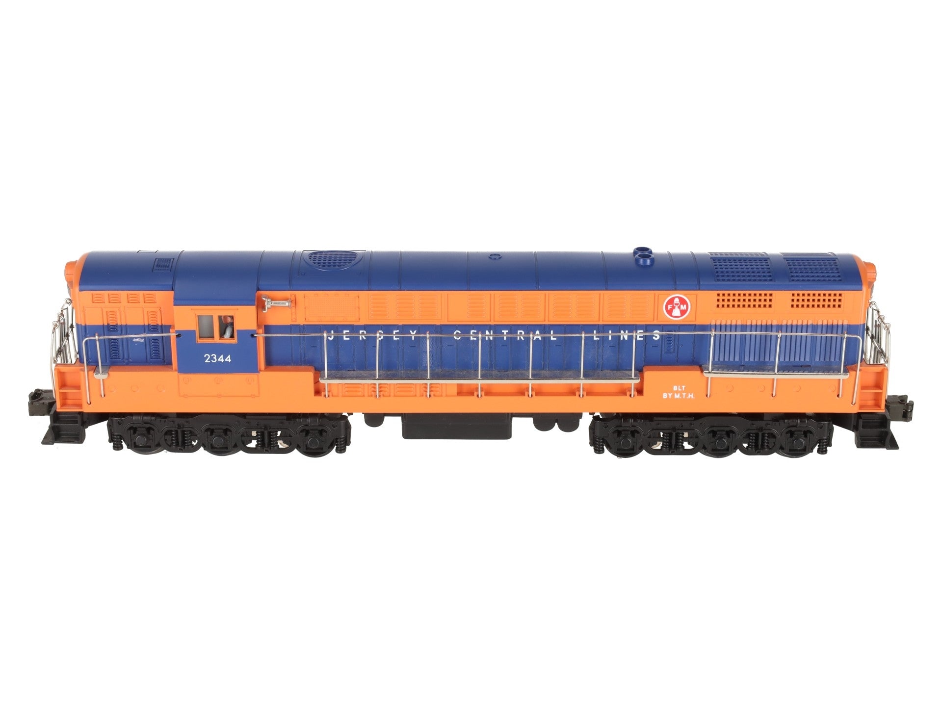 MTH 20-2201-1 Jersey Central FM Trainmaster Diesel Engine  #2344 w/PS1 EX/Box