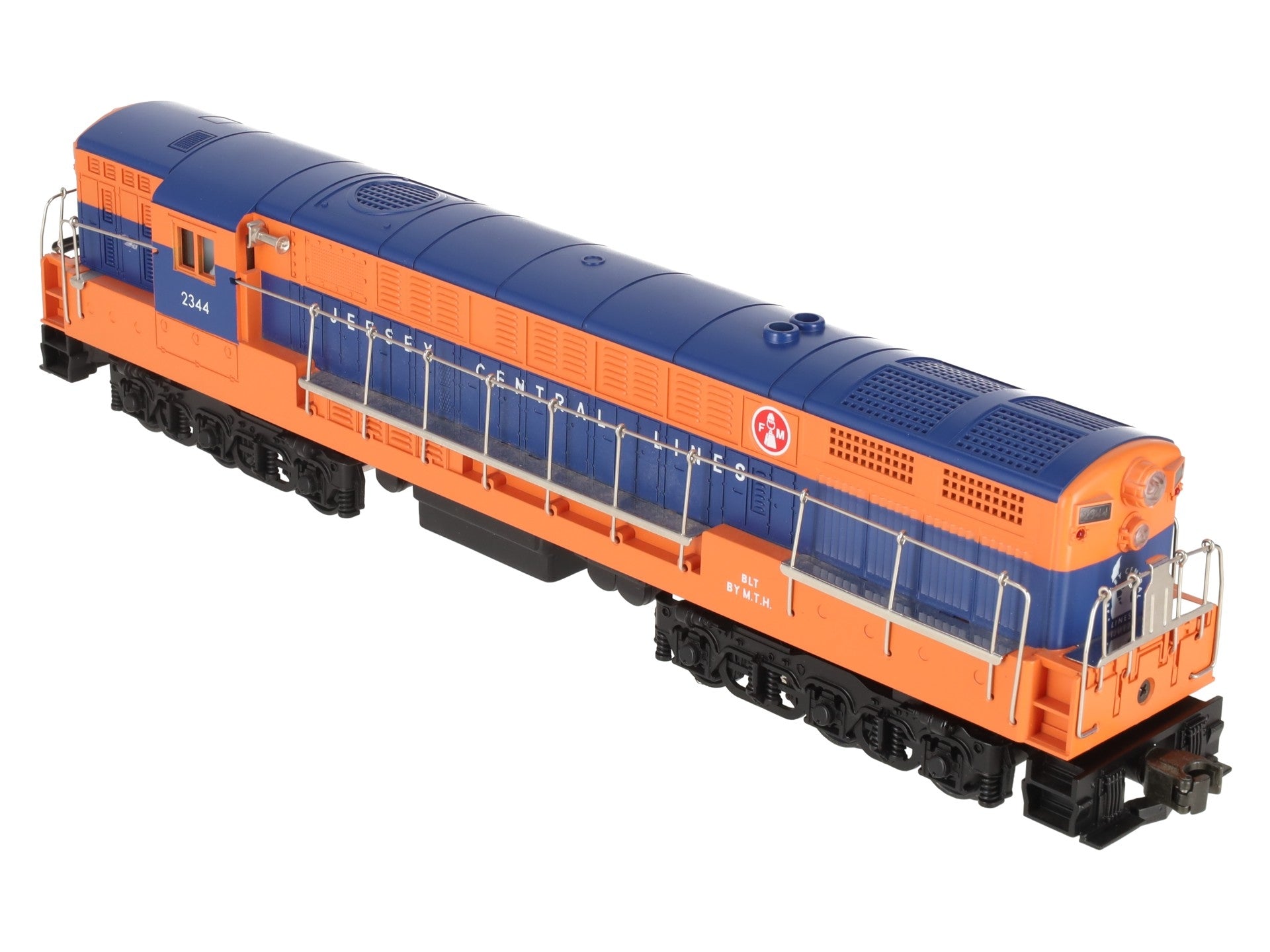 MTH 20-2201-1 Jersey Central FM Trainmaster Diesel Engine  #2344 w/PS1 EX/Box