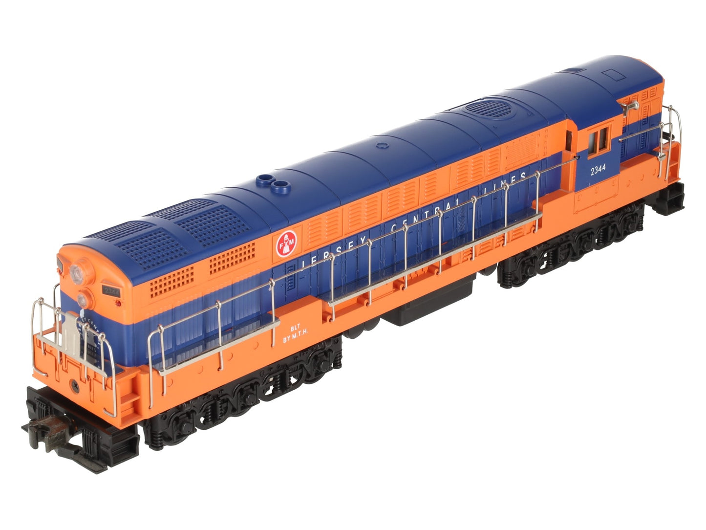 MTH 20-2201-1 Jersey Central FM Trainmaster Diesel Engine  #2344 w/PS1 EX/Box