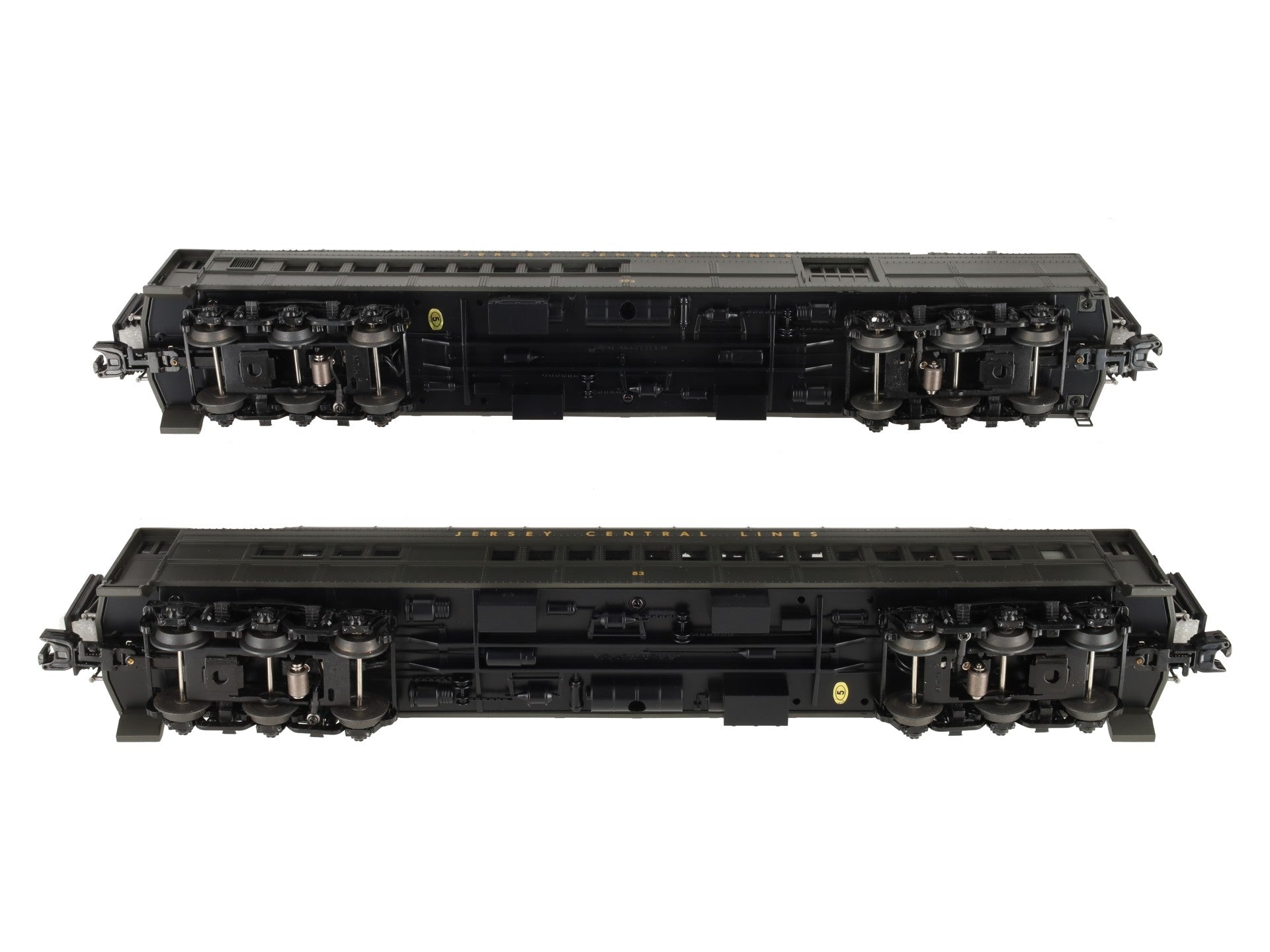 MTH 20-4197 O Jersey Central 70’ Madison Combine/Diner Car Set (Set of 2) LN/Box