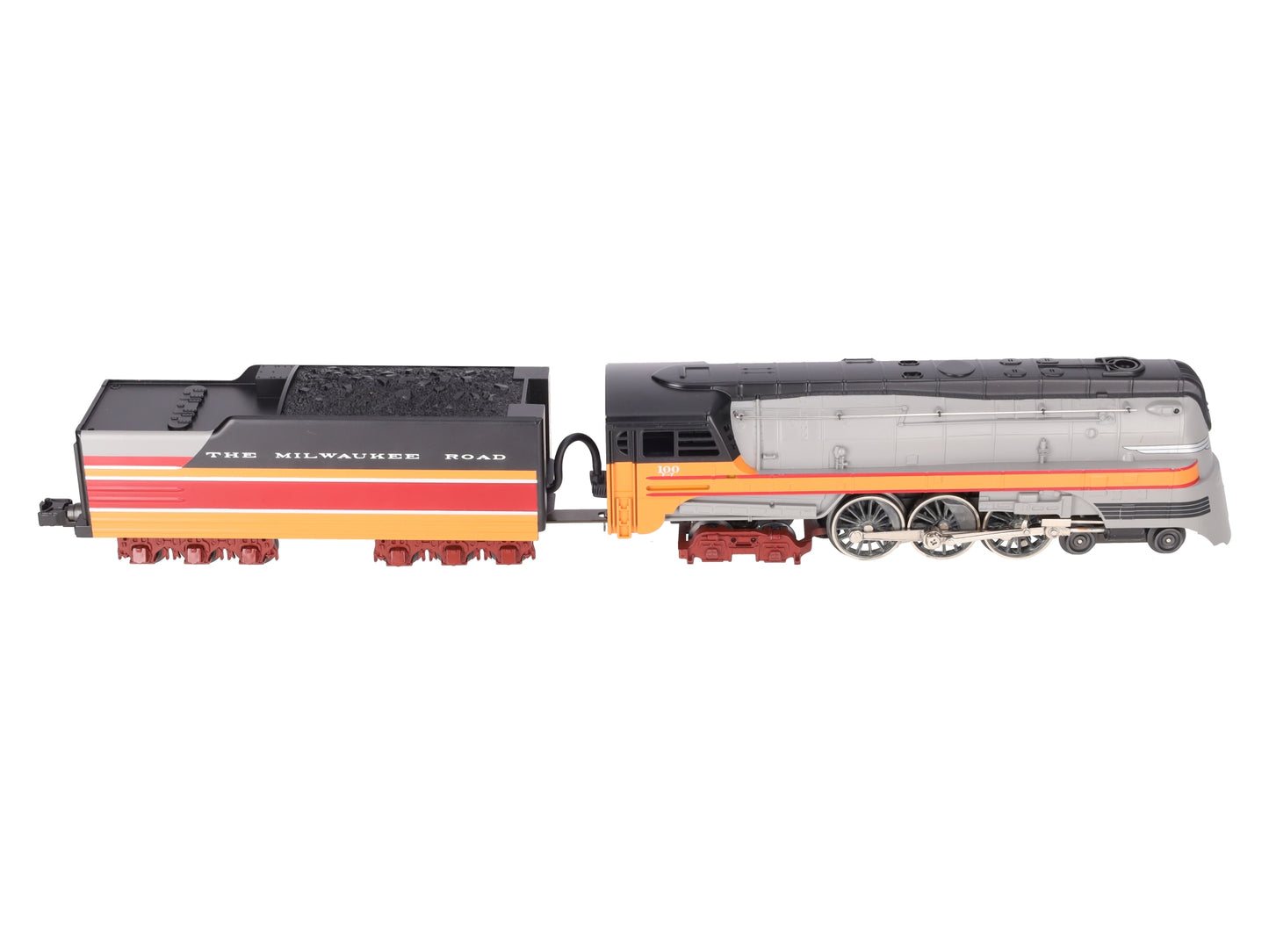 MTH 30-1127-1 O Gauge MILW 4-6-4 Hiawatha Steam Loco & Tender w/PS1 #100 EX/Box