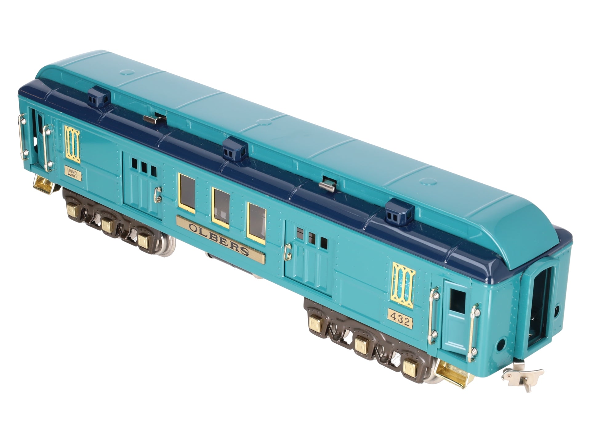 MTH 11-40021 STD Gauge Blue Comet BRASS Trim 