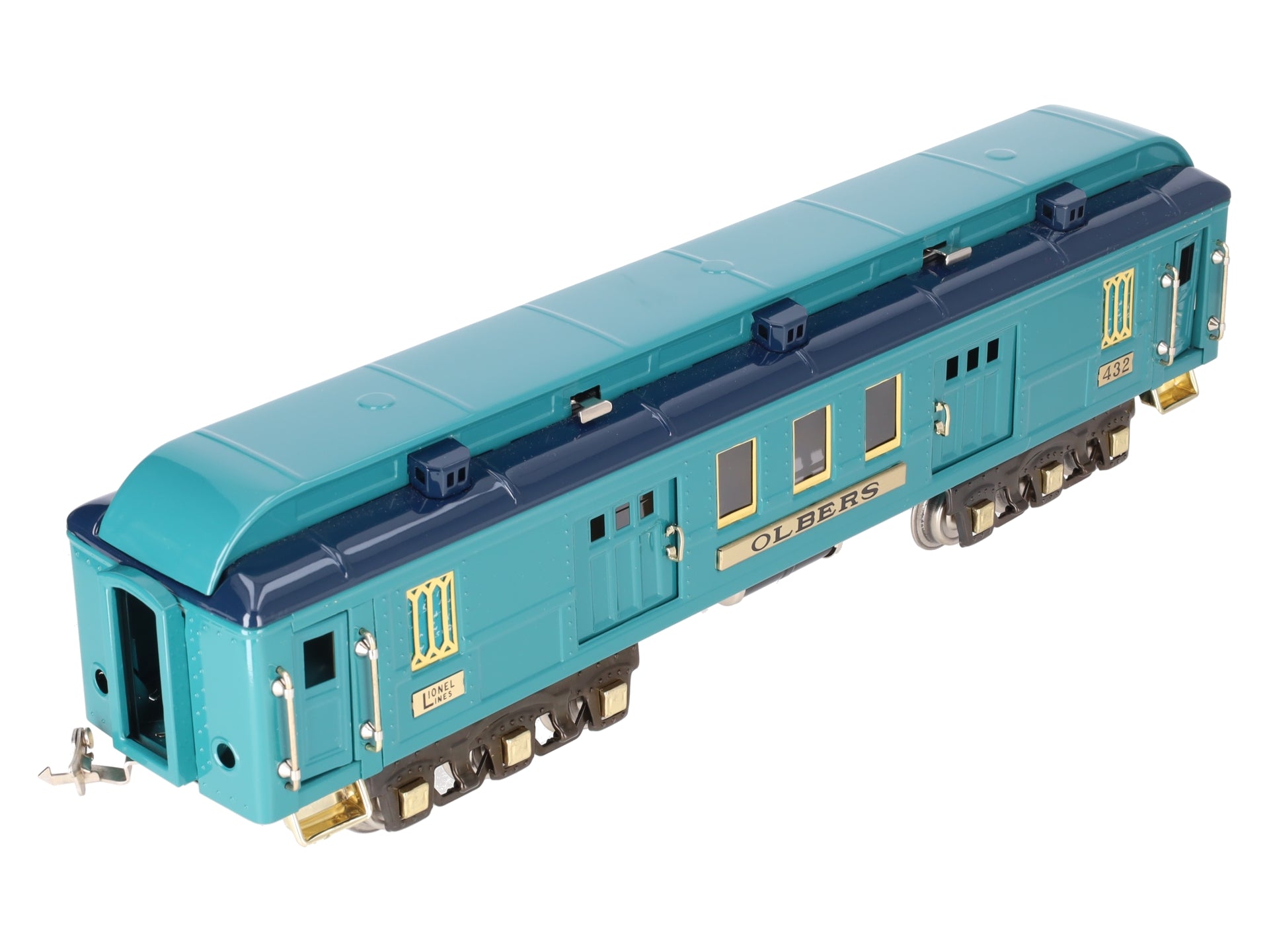 MTH 11-40021 STD Gauge Blue Comet BRASS Trim 