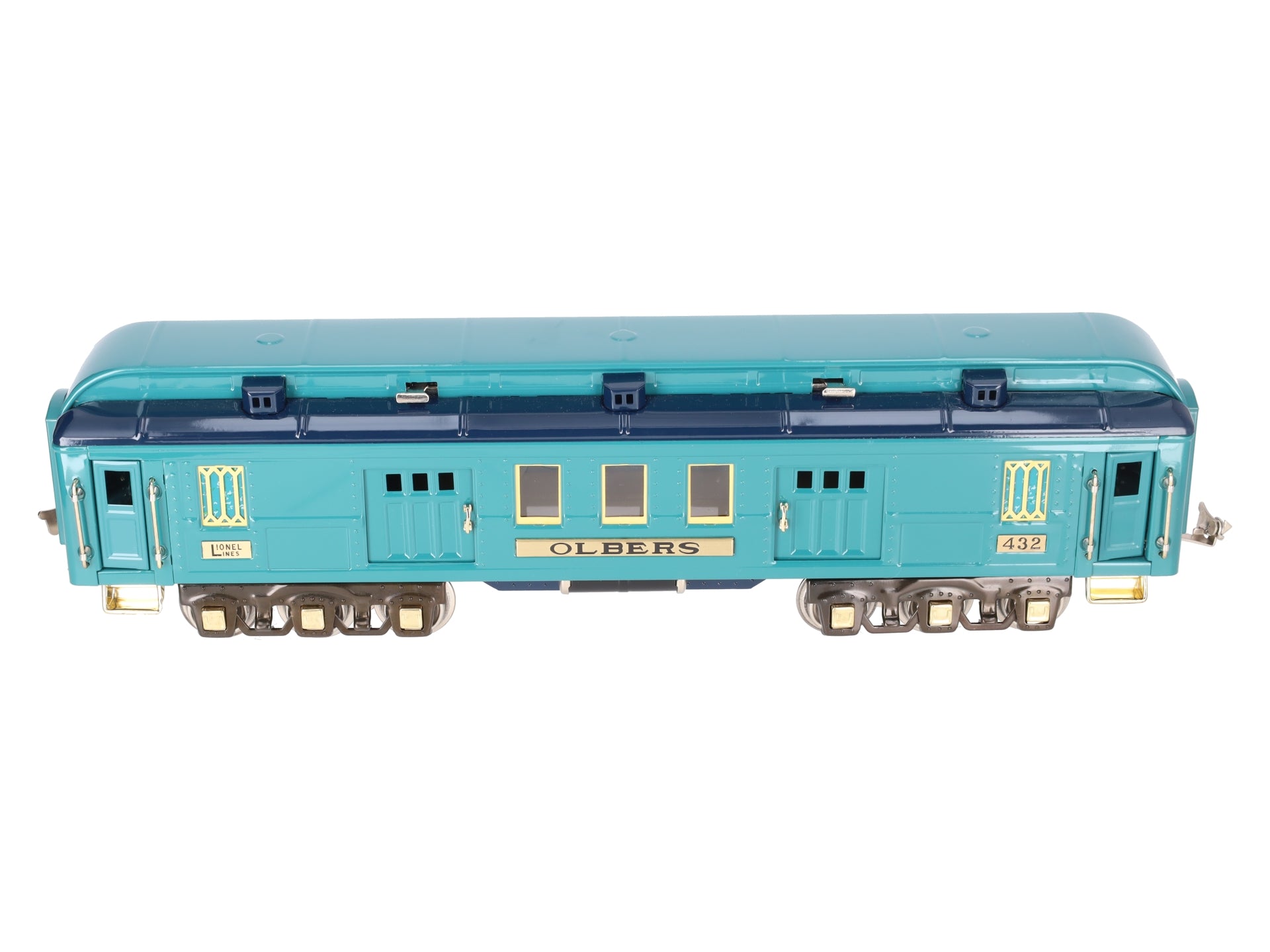 MTH 11-40021 STD Gauge Blue Comet BRASS Trim 