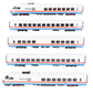 Rapido Trains 25501 HO Scale ROHR Amtrak Turbotrain 5 Car Set LN/Box