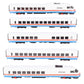 Rapido Trains 25501 HO Scale ROHR Amtrak Turbotrain 5 Car Set LN/Box