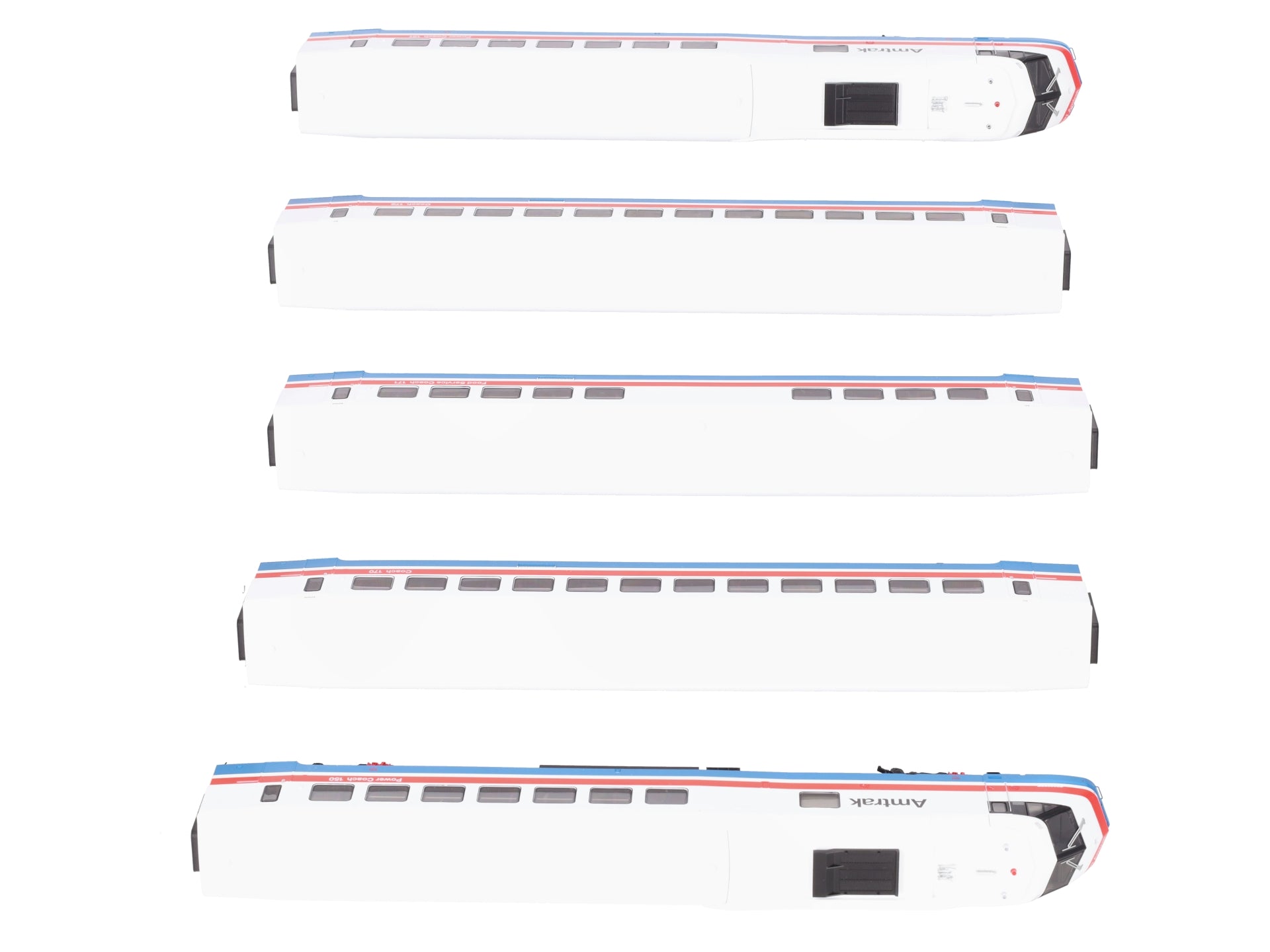 Rapido Trains 25501 HO Scale ROHR Amtrak Turbotrain 5 Car Set LN/Box