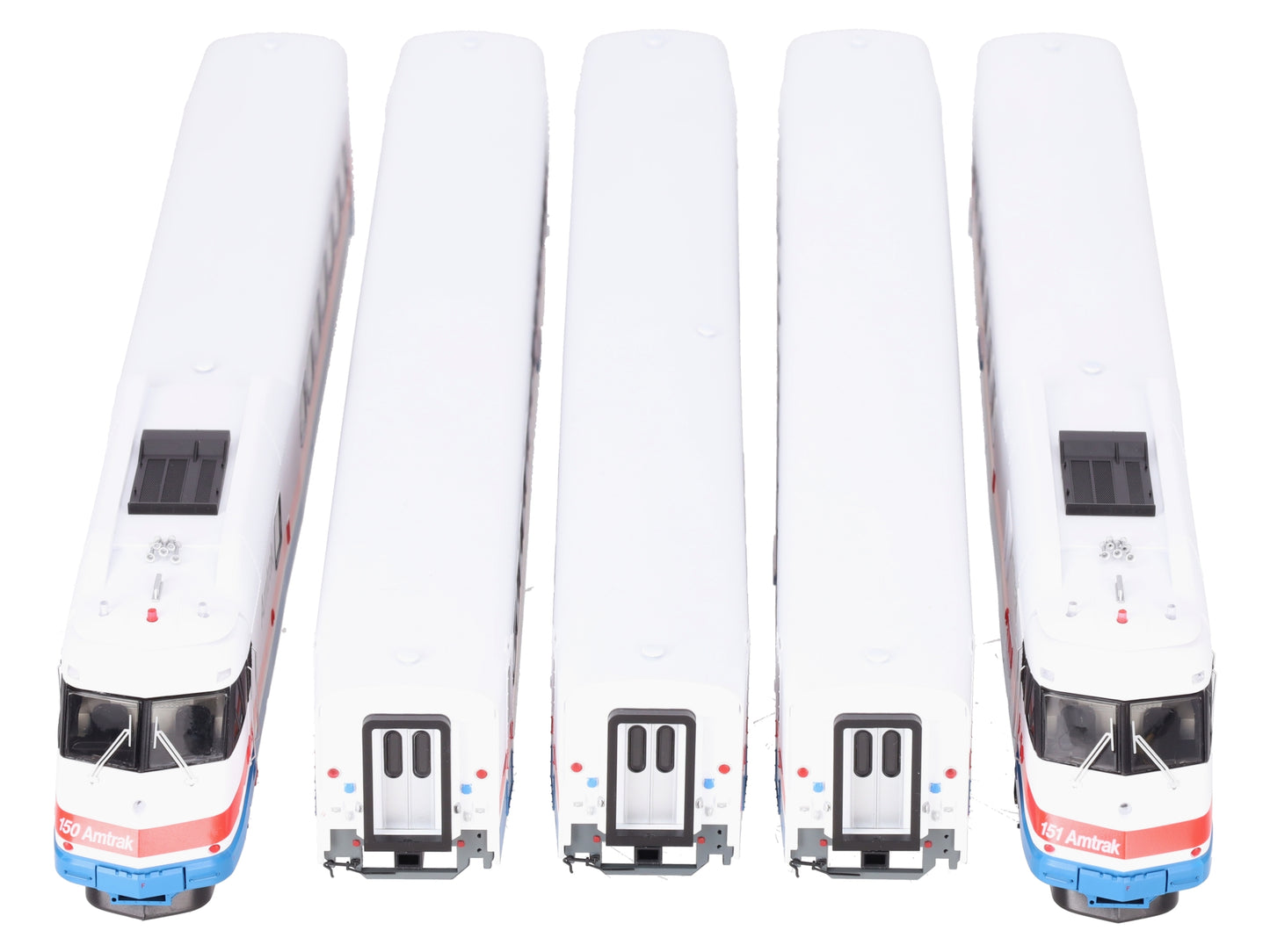 Rapido Trains 25501 HO Scale ROHR Amtrak Turbotrain 5 Car Set LN/Box
