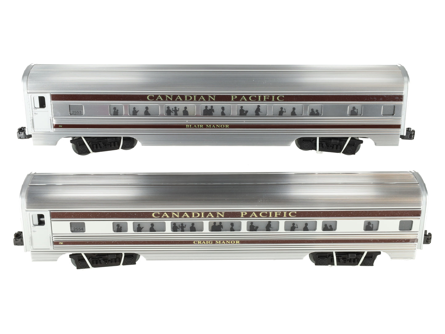 Lionel 6-39106 O Canadian Pacific Aluminum Passenger Car Set (Set of 2) EX/Box