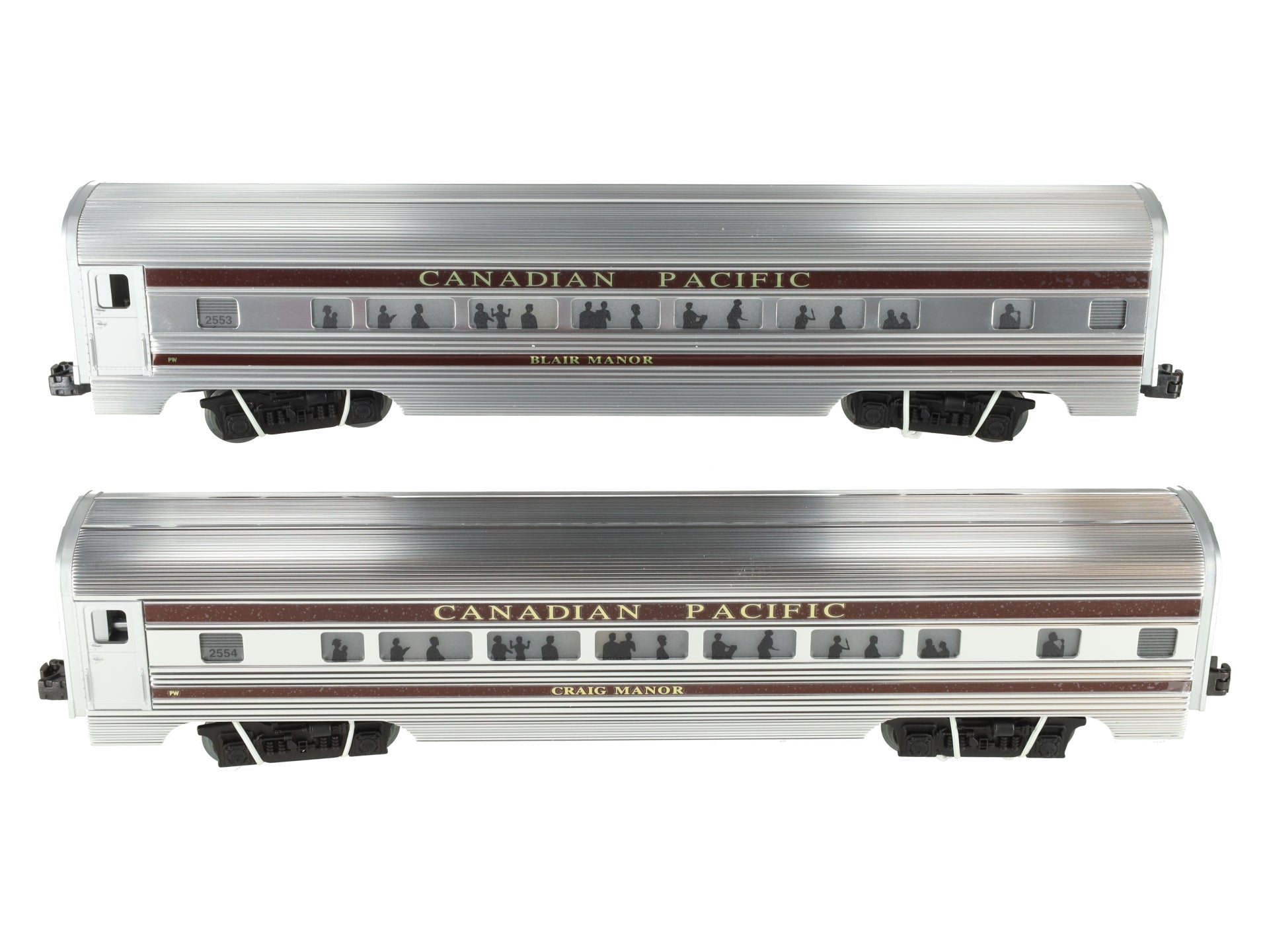 Lionel 6-39106 O Canadian Pacific Aluminum Passenger Car Set (Set of 2) EX/Box