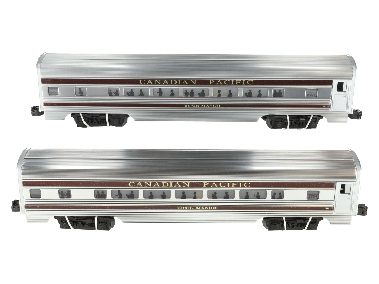 Lionel 6-39106 O Canadian Pacific Aluminum Passenger Car Set (Set of 2) EX/Box