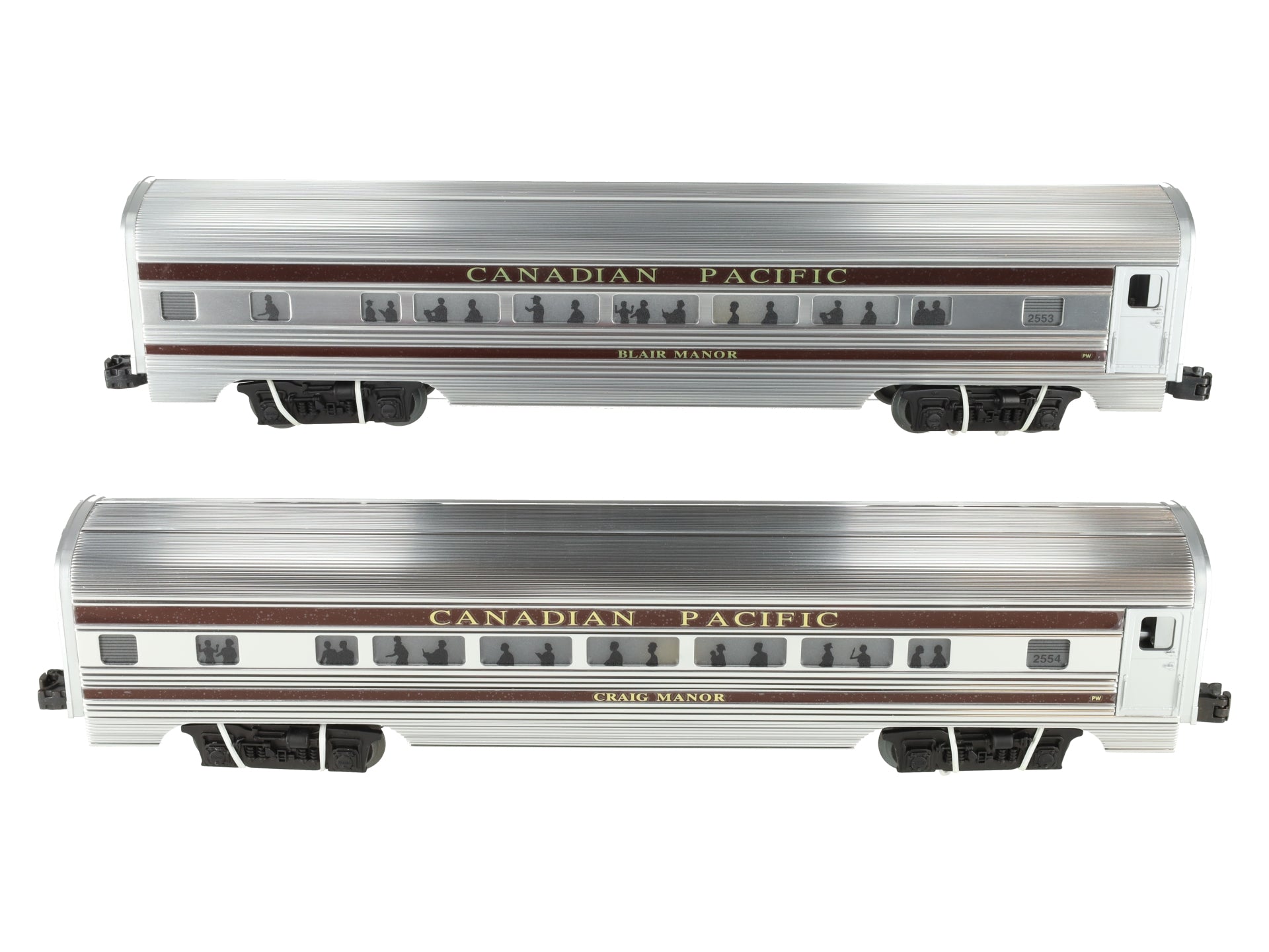 Lionel 6-39106 O Canadian Pacific Aluminum Passenger Car Set (Set of 2) EX/Box