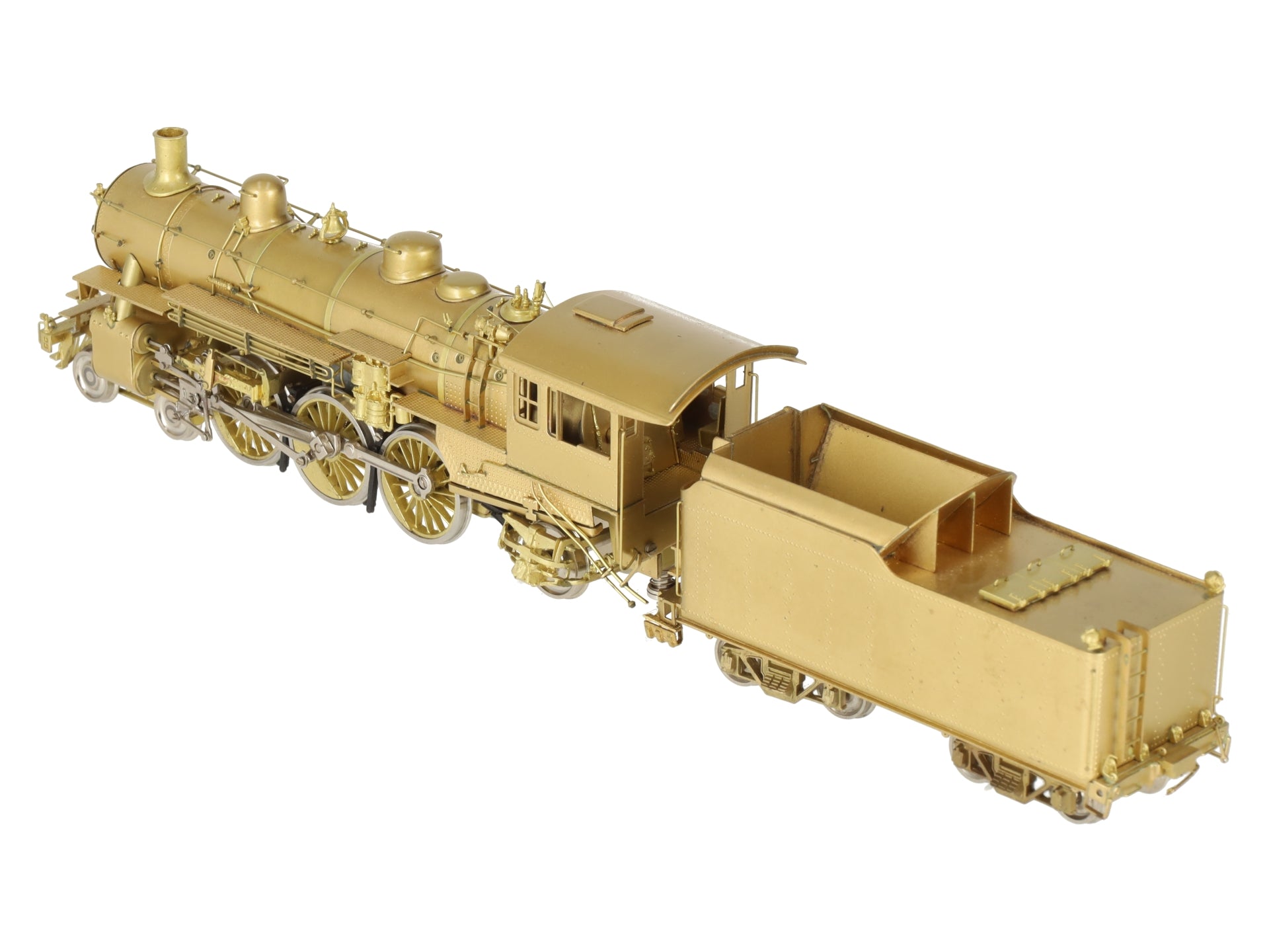 Sunset Models/TAE HWA HO BRASS 4-6-2 Steam Locomotive w/ Tender- Unpainted EX