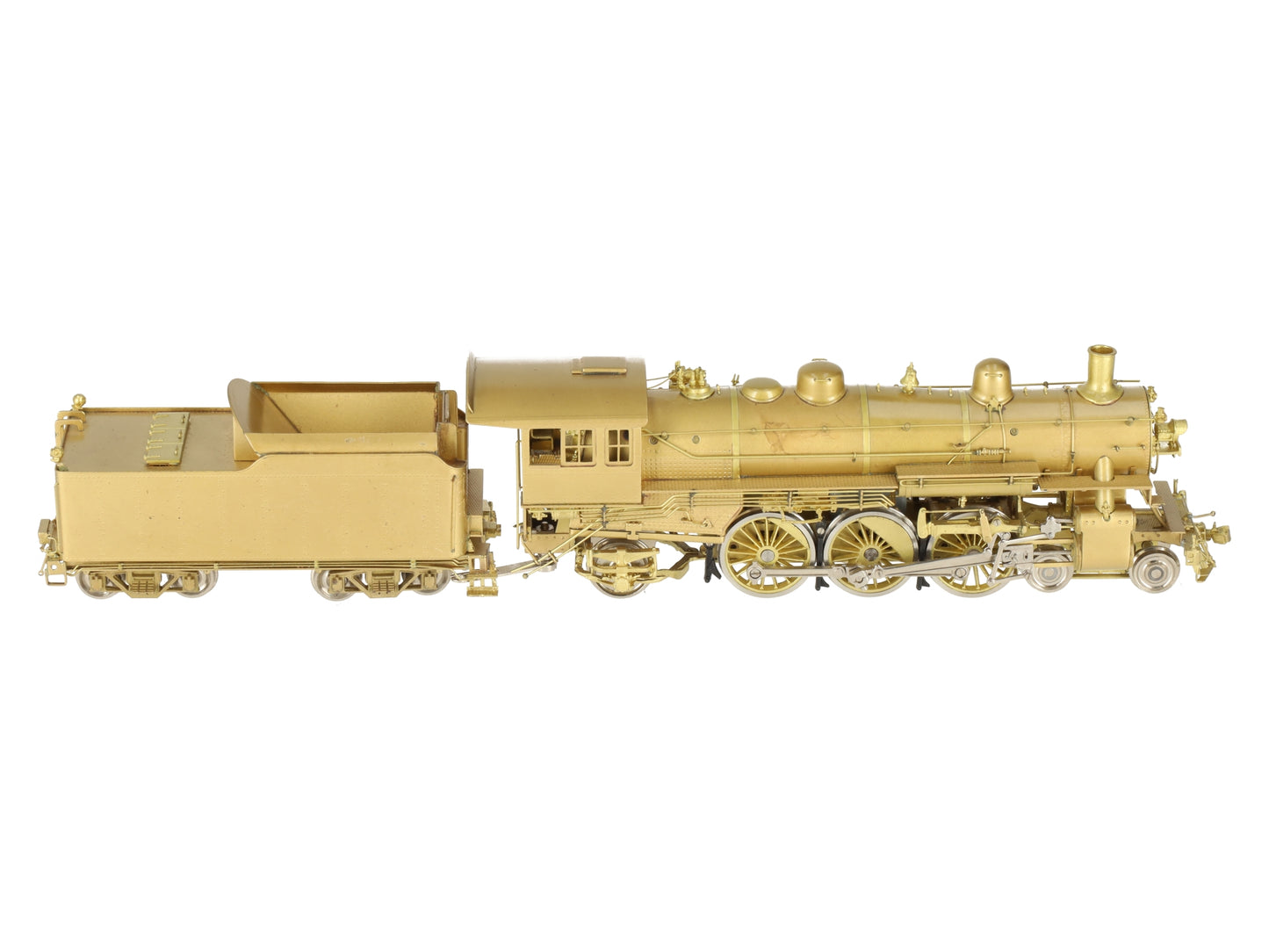 Sunset Models/TAE HWA HO BRASS 4-6-2 Steam Locomotive w/ Tender- Unpainted EX