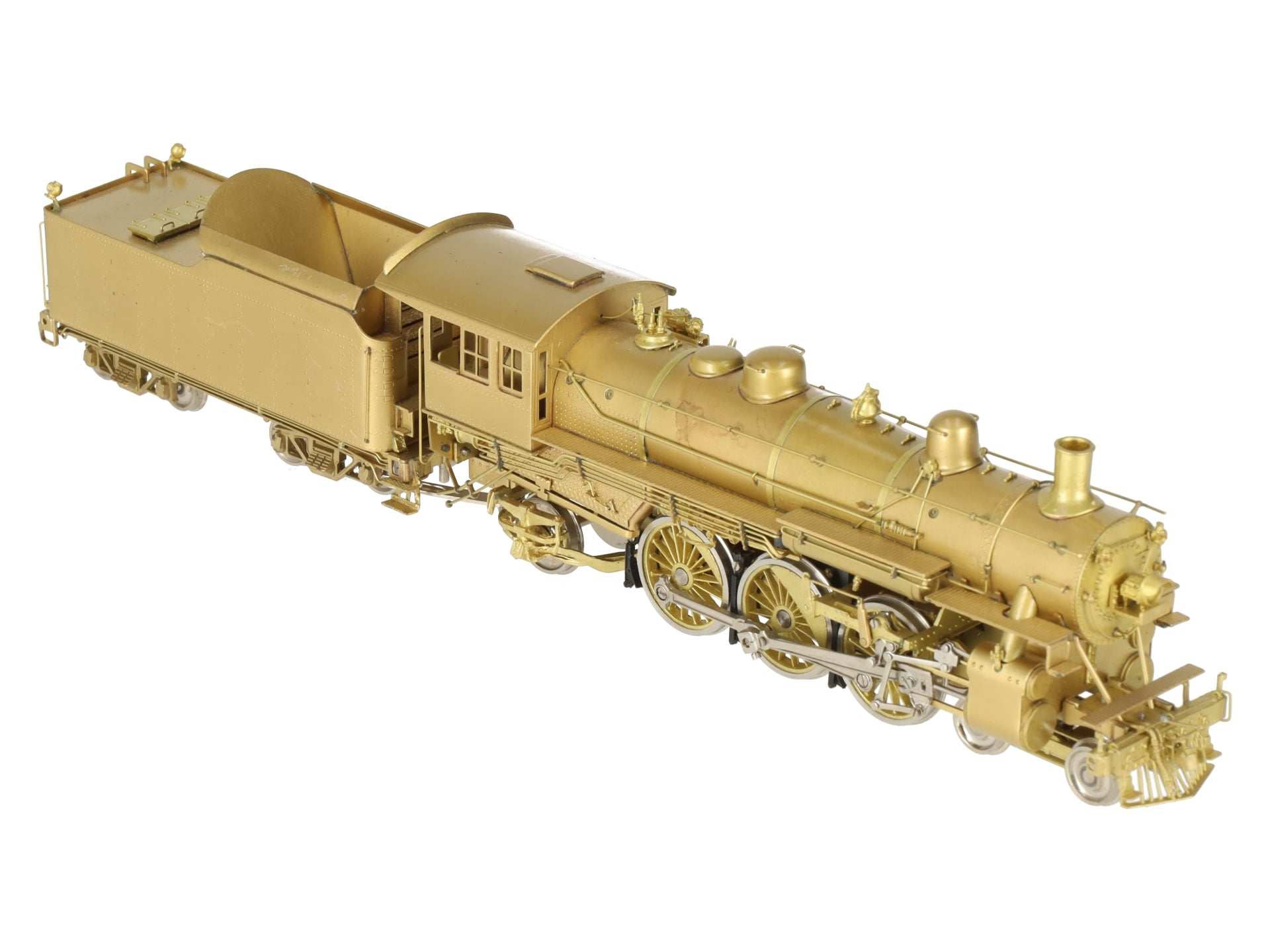 Sunset Models/TAE HWA HO BRASS 4-6-2 Steam Locomotive w/ Tender- Unpainted EX