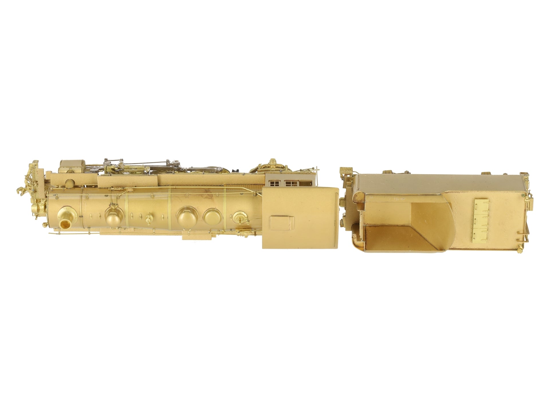 Sunset Models/TAE HWA HO BRASS 4-6-2 Steam Locomotive w/ Tender- Unpainted EX