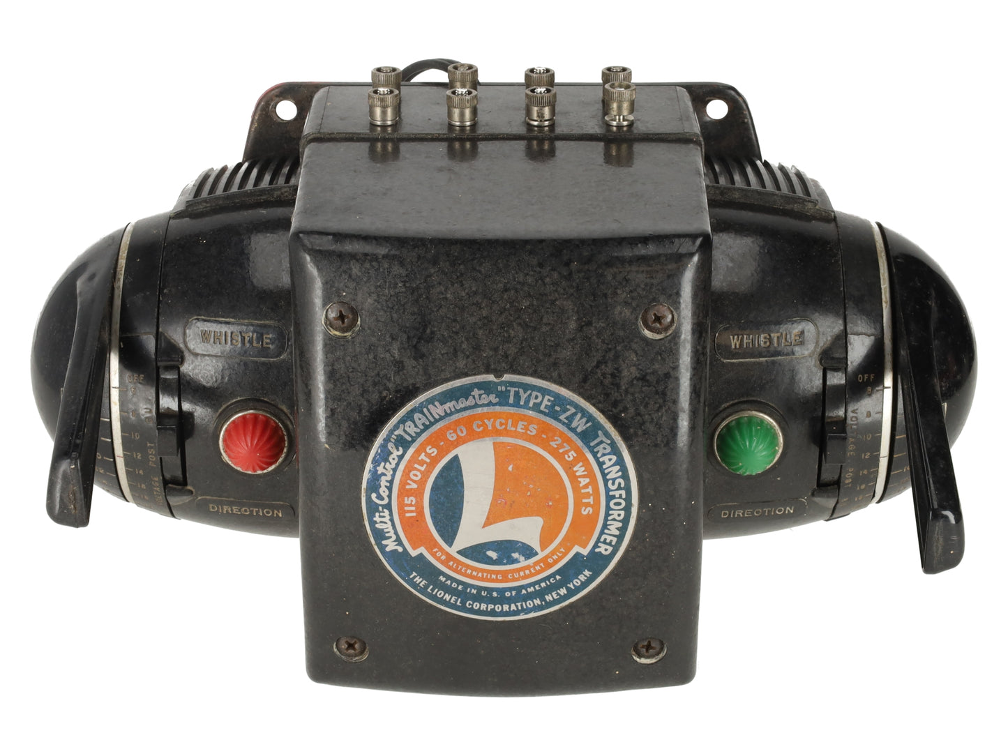 Lionel ZW O Gauge Vintage Trainmaster 275 Watt Transformer with Whistle VG