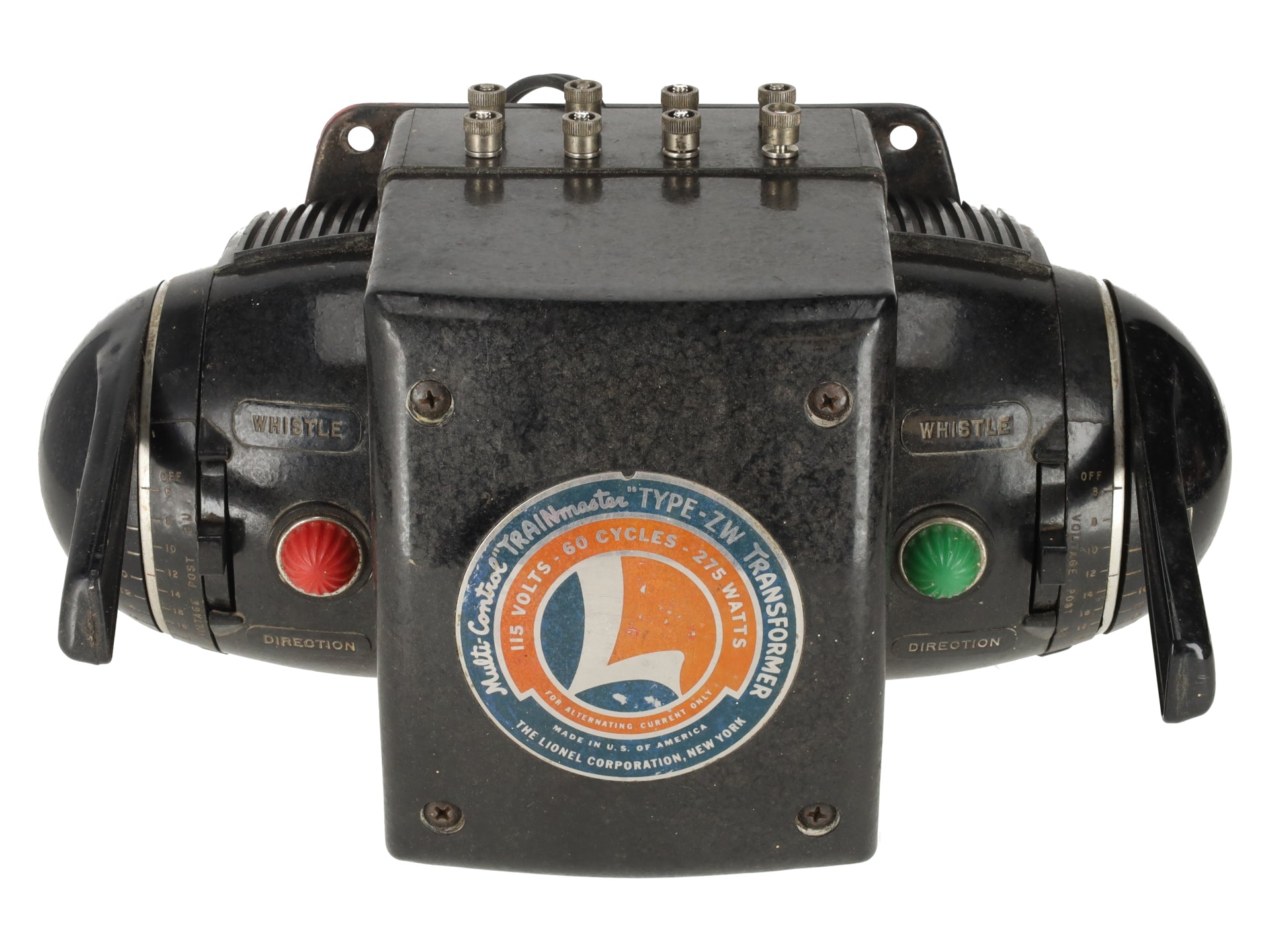 Lionel ZW O Gauge Vintage Trainmaster 275 Watt Transformer with Whistle VG