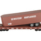 USA Trains 17022 G Western Maryland Piggyback Flatcar with Trailer