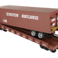 USA Trains 17022 G Western Maryland Piggyback Flatcar with Trailer