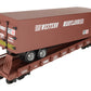 USA Trains 17022 G Western Maryland Piggyback Flatcar with Trailer