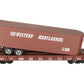 USA Trains 17022 G Western Maryland Piggyback Flatcar with Trailer