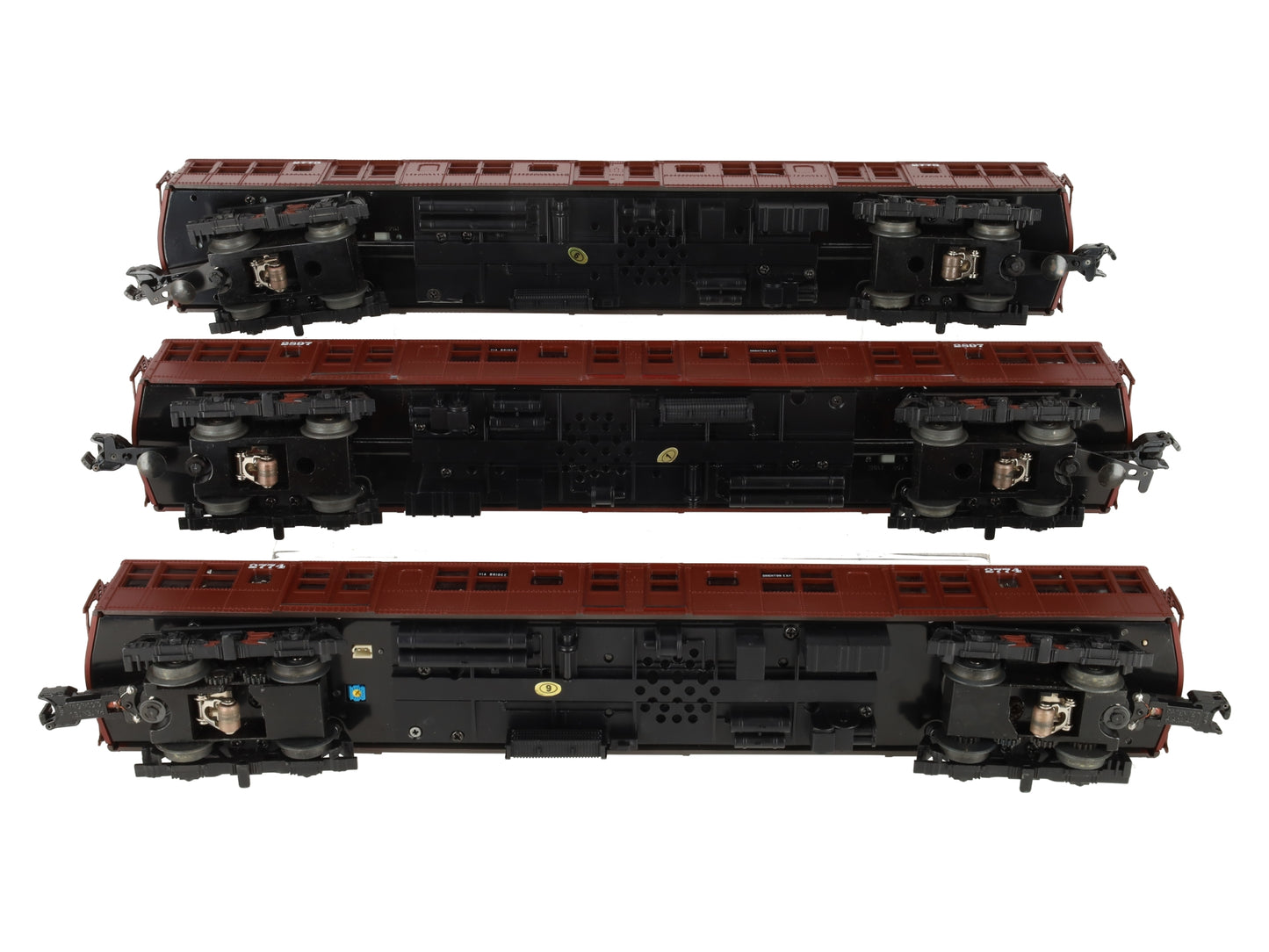 MTH 20-2675-1 O BMT 2500 Series 3-Car Subway Set with Proto-Sound 2.0 (Set of 3) EX